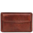 Denis Elégante Pochette en Cuir Pour Homme Marron TL141445
