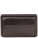 Denis Exclusive Leather Handy Wrist bag for men Темно-коричневый TL141445