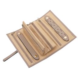 Portajoyas en Piel Suave Marrón topo claro TL142193