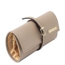 Soft Leather Jewellery Case Светлый серо-коричневый TL142193