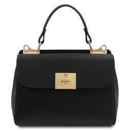 Armonia Leather Handbag Black TL142286