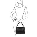 TL Bag Sac Bandoulière en Cuir Souple Noir TL142292