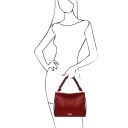 TL Bag Soft Leather Shoulder bag Red TL142292