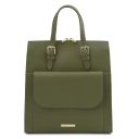 TL Bag Zaino da Donna in Pelle Verde Foresta TL142211