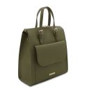 TL Bag Mochila Para Mujer en Piel Verde Oscuro TL142211