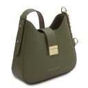 Calipso Sac Bandoulière en Cuir Vert Forêt TL142254