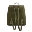 TL Bag Mochila Para Mujer en Piel Verde Oscuro TL142281