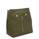 TL Bag Sac à dos Pour Femme en Cuir Vert Forêt TL142281