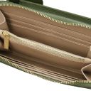 TL Bag Portefeuille/supporte Pour Téléphone en Cuir Avec Bandoulière Vert Forêt TL142323