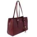 TL Bag Borsa a Spalla in Pelle Bordeaux TL142037