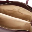 TL Bag Schultertasche aus Leder Bordeaux TL142037