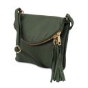 TL Young Bag Borsa a Tracolla con Nappa Verde Foresta TL141153