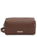 TL Bag Soft Leather Toilet bag Темный серо-коричневый TL142324