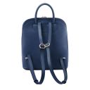 TL Bag Sac à dos Pour Femme en Cuir Saffiano Bleu foncé TL141631