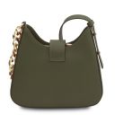 Calipso Sac Bandoulière en Cuir Vert Forêt TL142254