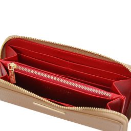 Eris Esclusivo Portafogli in Pelle zip Around Talpa TL142318